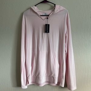 GOODLIFE Pink Velour Baja Hoodie